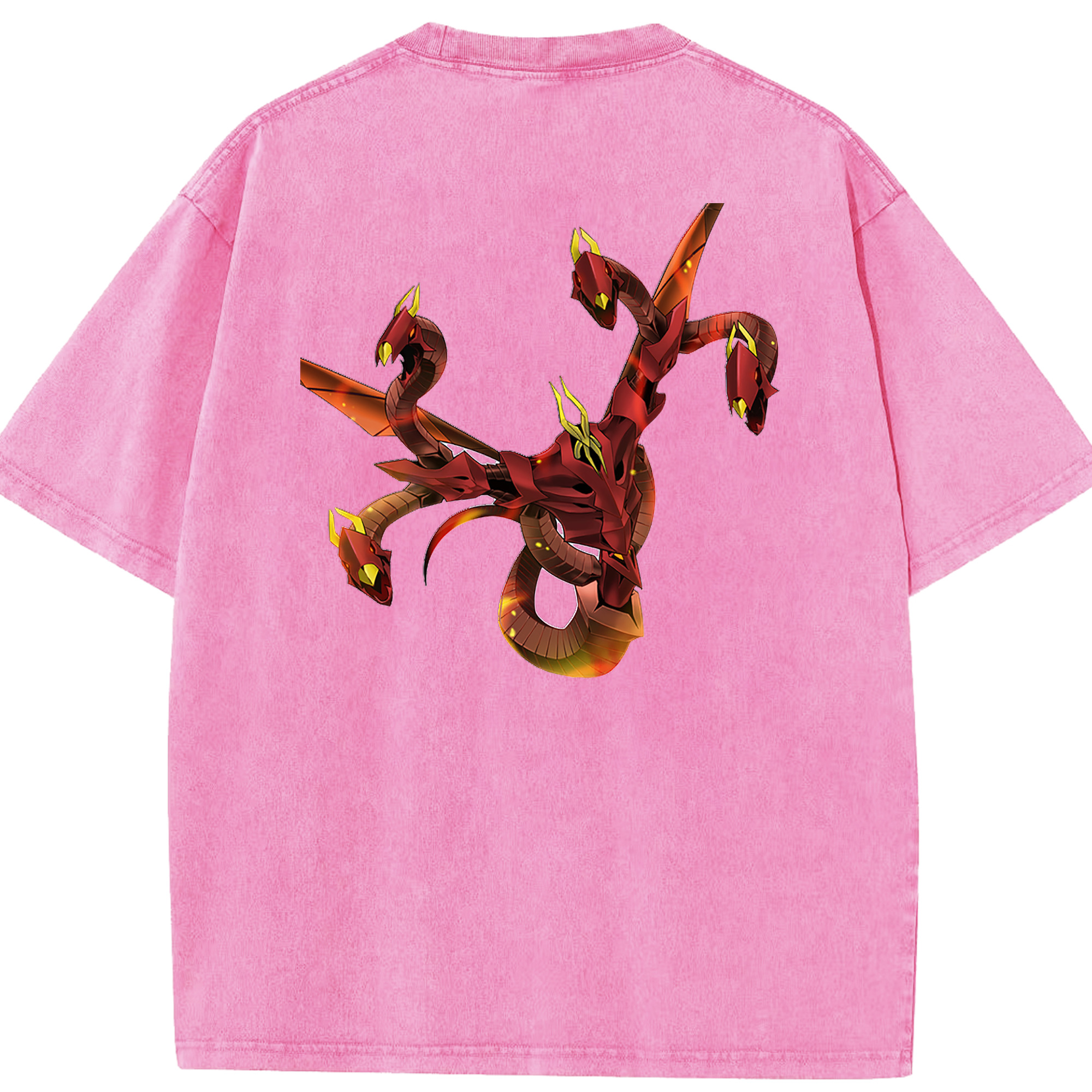 （画像用） 遊☆戯☆王 Yu-Gi-Oh! 綿100% ヴィンテージ風 半袖Tシャツ（背面プリント）